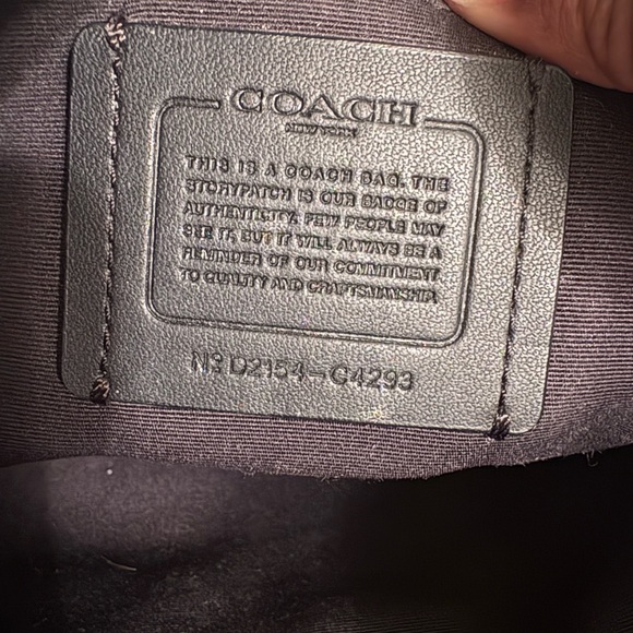 Coach Brown Purse With Leopard Print On Straps set - Picture 9 of 16